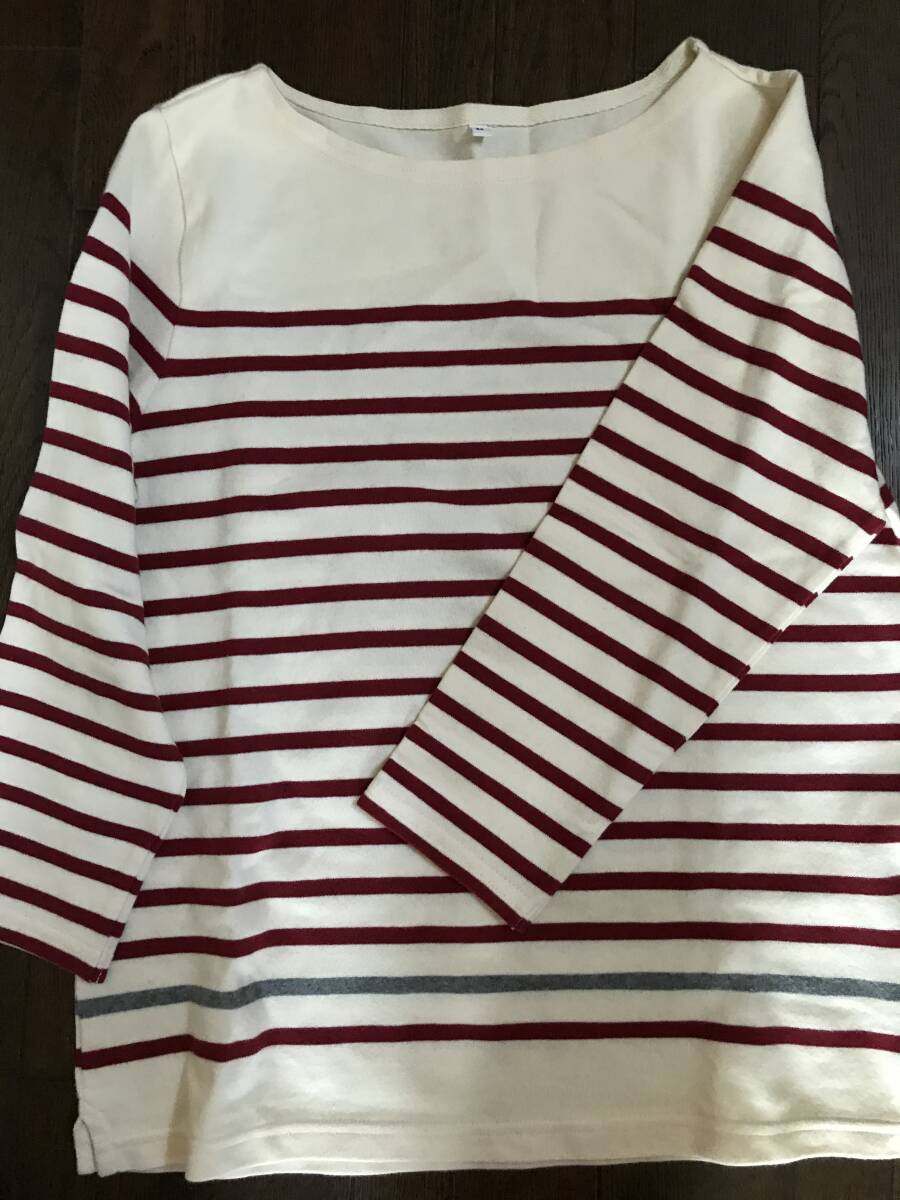 無印良品 ボーダーカットソー拍卖