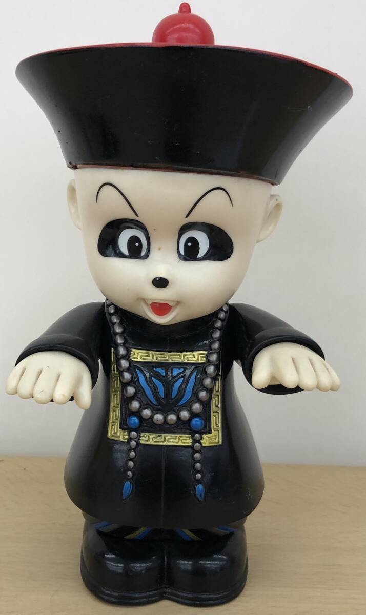 RT‐175【中古・現状品】 BANDAIバンダイ キョンシー 貯金箱 霊幻道士 財テクキョンシー ソフビ 当時物 フィギュア レア 現状品拍卖