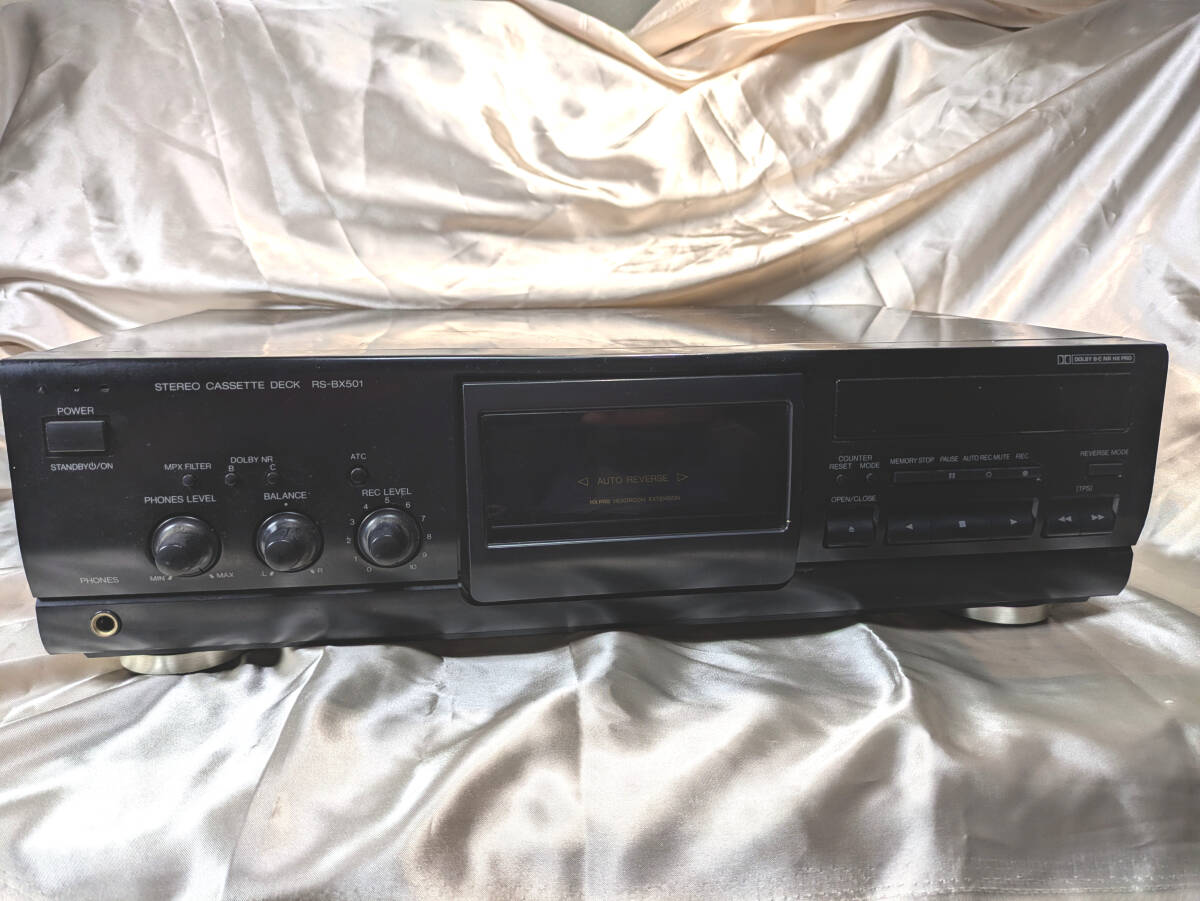 ★Technics カセットデッキ RS-BX501 ヴィンテージ希少品 電源が入らないジャンク!!拍卖