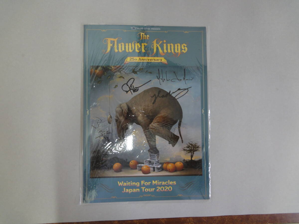 ひU-4 パンフレット Waiting For Miracles Japan Tour 2020 The Flower Kings 25th Anniversary拍卖