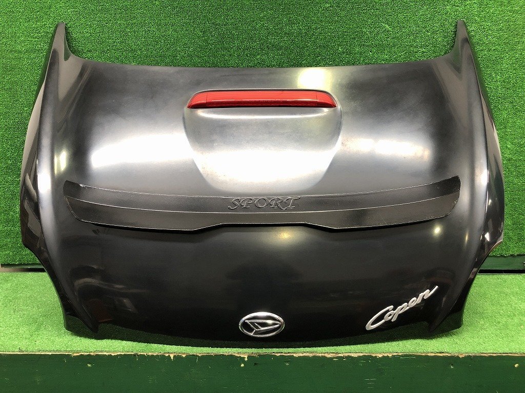 ☆コペン L880K トランクフード N05 現状品 社外スポイラー付き 色褪せ・塗装欠け有り 送料サイズ【2L】拍卖