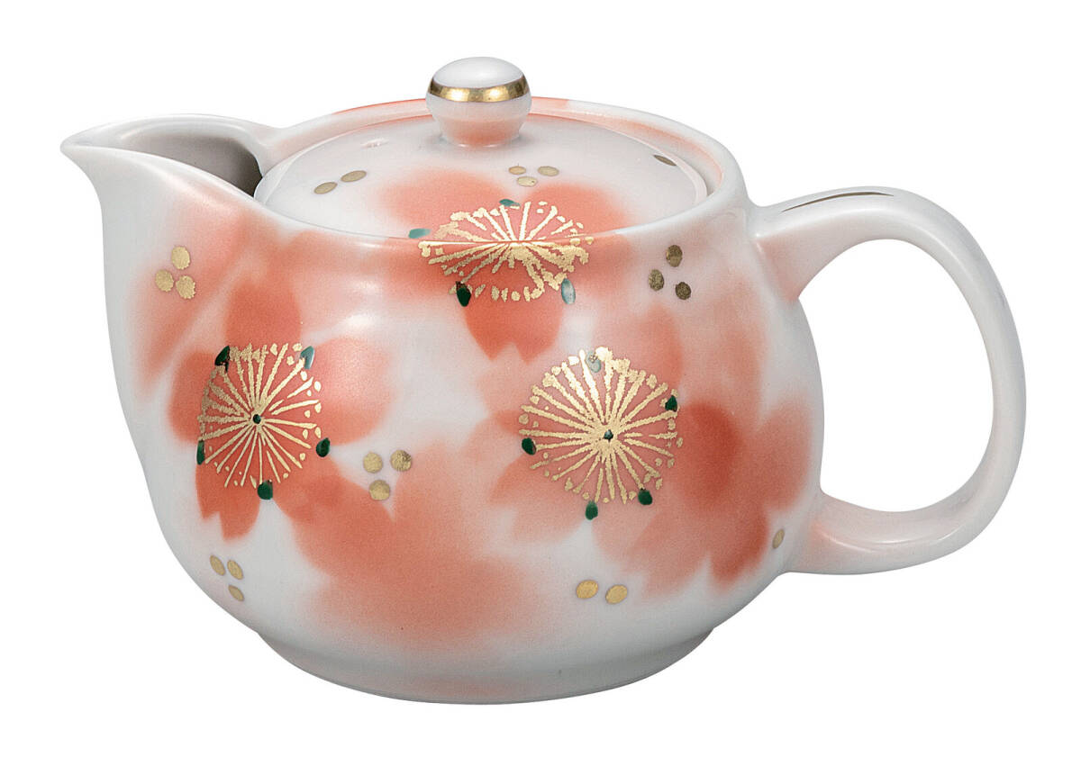 九谷焼! ☆春桜・ポット急須☆ K9-652 新品 コーヒー 紅茶 ミルク ラテ エスプレッソ カプチーノ 茶器 ギフト拍卖