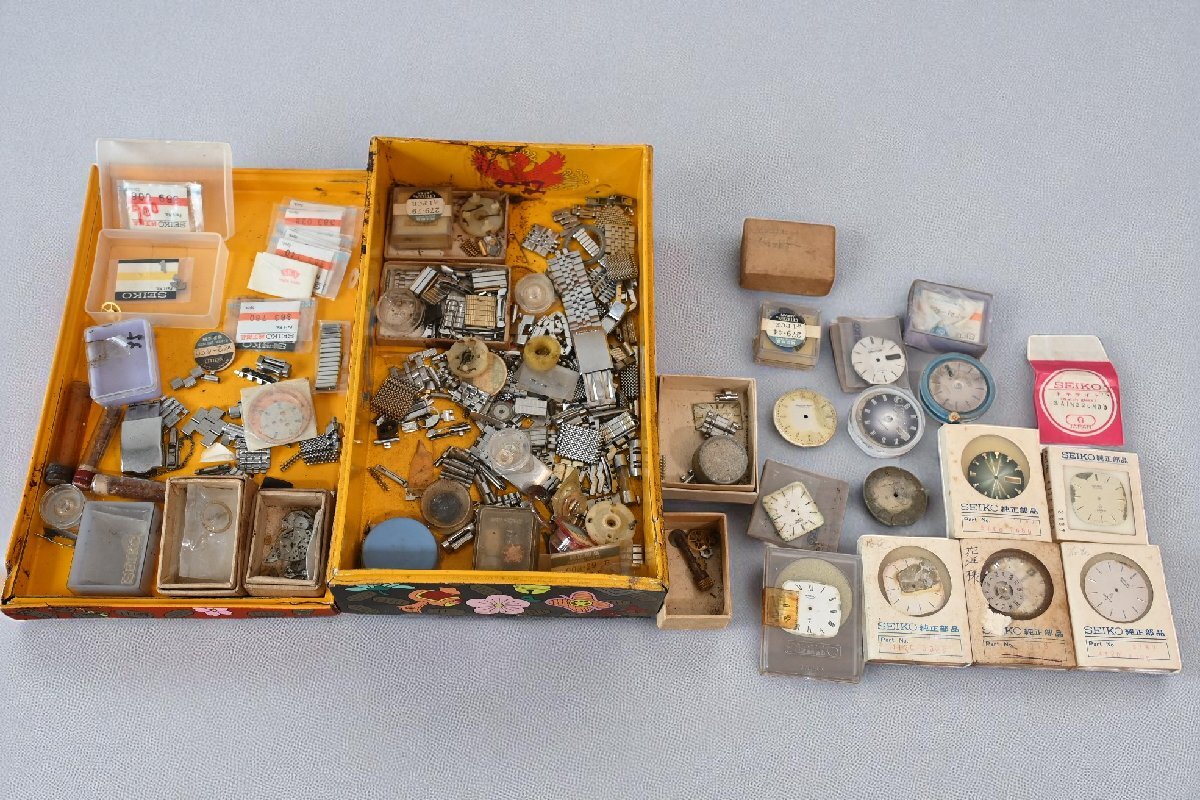 ○アンティーク腕時計 文字盤などパーツまとめて セット 時計屋さんの持ち物 セイコー・IWC 古道具のgplus広島2509k拍卖
