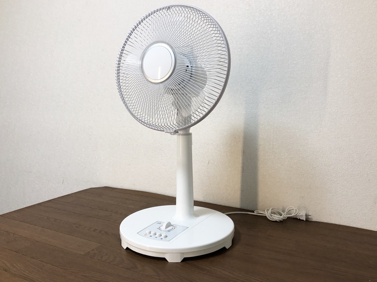 シーズコーポレーション扇風機 (5枚羽根) CSBF-3022T 美品 風量3段階 30cm押ボタン式リビング扇 清掃/動作確認済み拍卖