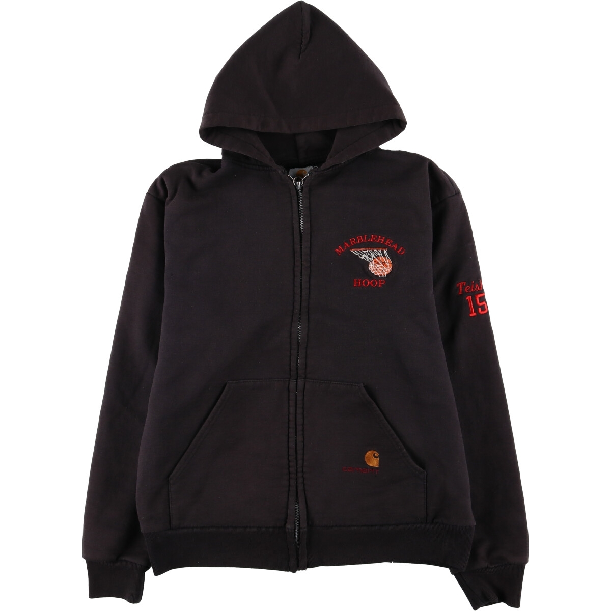 古着 カーハート Carhartt スウェットフルジップパーカー メンズXL相当 /eaa524548 【SS2509_30】拍卖