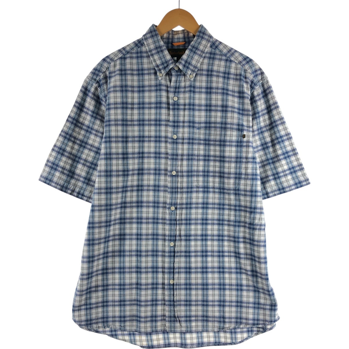 古着 90~00年代 ティンバーランド Timberland 半袖 ボタンダウン チェックシャツ メンズXL相当 ヴィンテージ /eaa537629 【SS2509_30】拍卖