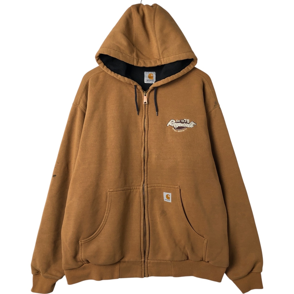 古着 ビッグサイズ カーハート Carhartt サーマルライナー スウェットフルジップパーカー メンズXXXL相当 /eaa546673 【SS2509_30】拍卖