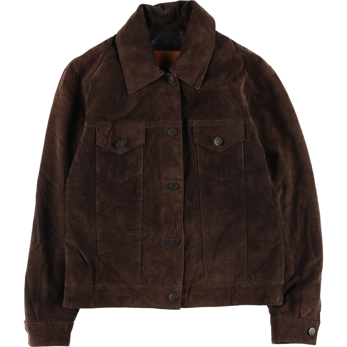 古着 ティンバーランド Timberland WEATHERGEAR Gジャンタイプ スエードレザージャケット レディースM相当 /eaa530220 【SS2509_30】拍卖