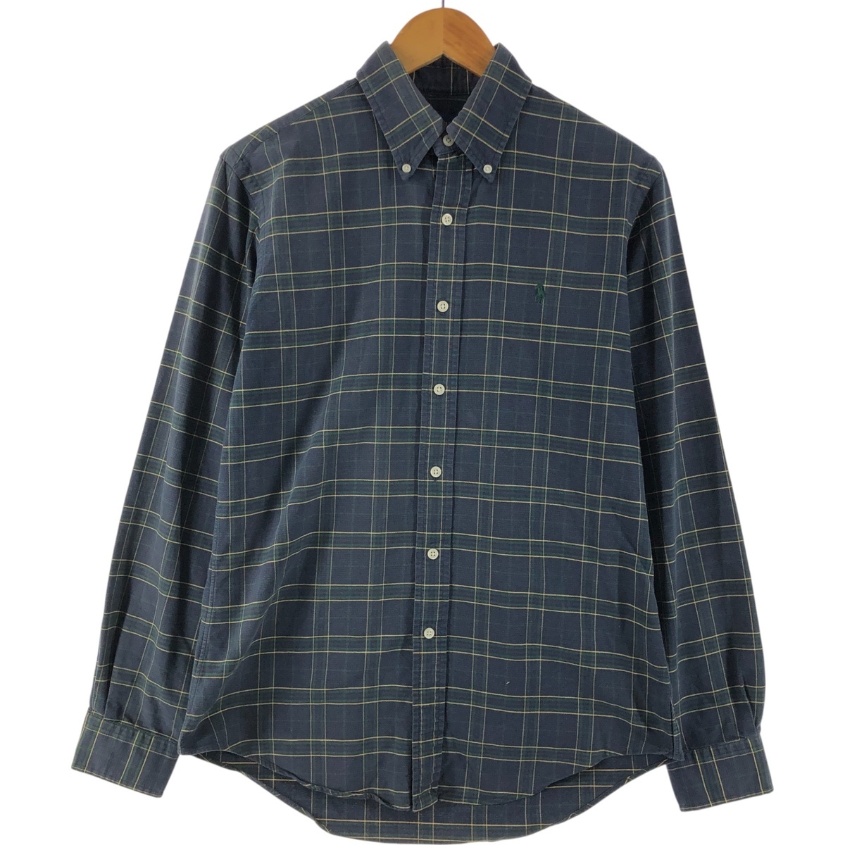 古着 ラルフローレン Ralph Lauren CUSTOM FIT 長袖 ボタンダウンチェックシャツ メンズS相当 /eaa549856 【SS2509_10】拍卖