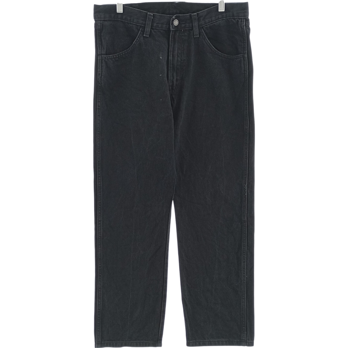 古着 ラスラー RUSTLER ブラックデニム ストレートデニムパンツ メンズw34相当 /eaa417207拍卖