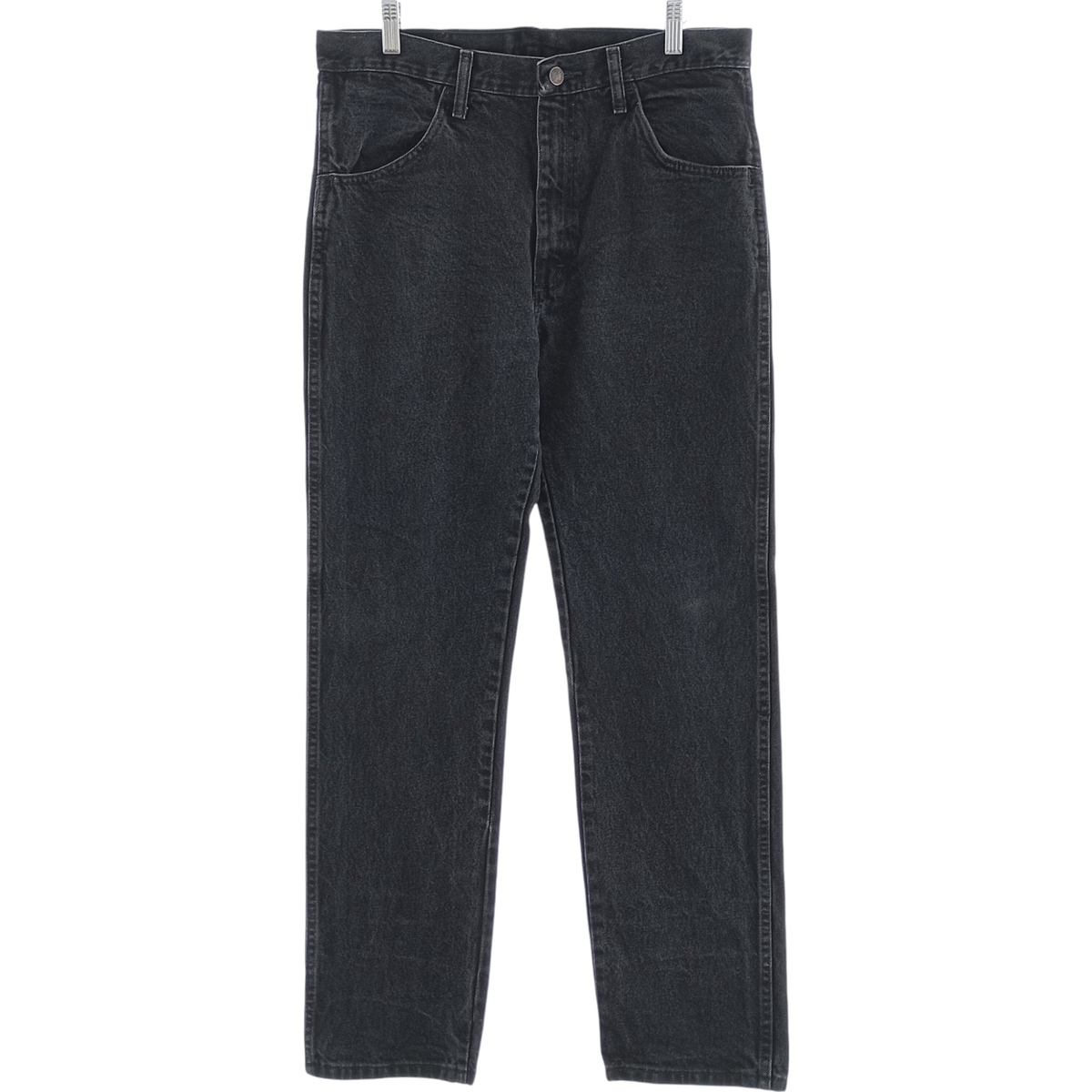 古着 ラスラー RUSTLER ブラックデニム ストレートデニムパンツ メンズw34相当 /eaa417240拍卖