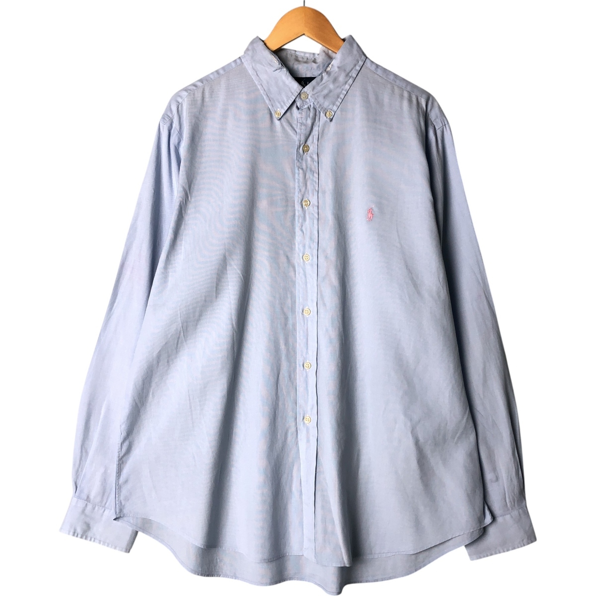 古着 ラルフローレン Ralph Lauren CLASSIC FIT クラシックフィット 長袖 ボタンダウンシャツ メンズXL相当 /eaa579397拍卖