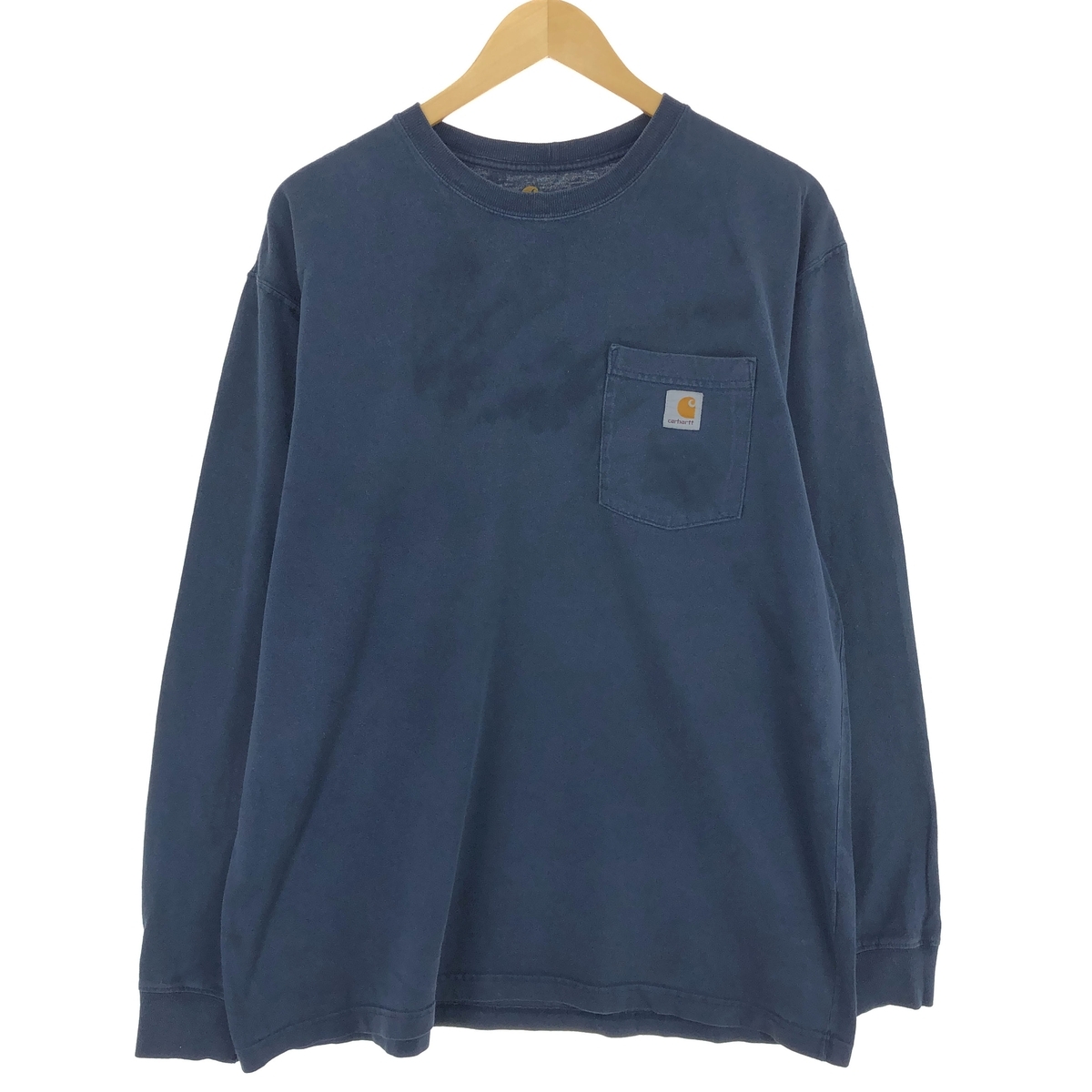 古着 カーハート Carhartt ORIGINAL FIT 無地ポケットロングTシャツ ロンT メンズL /eaa429821 【SS2509_30】拍卖
