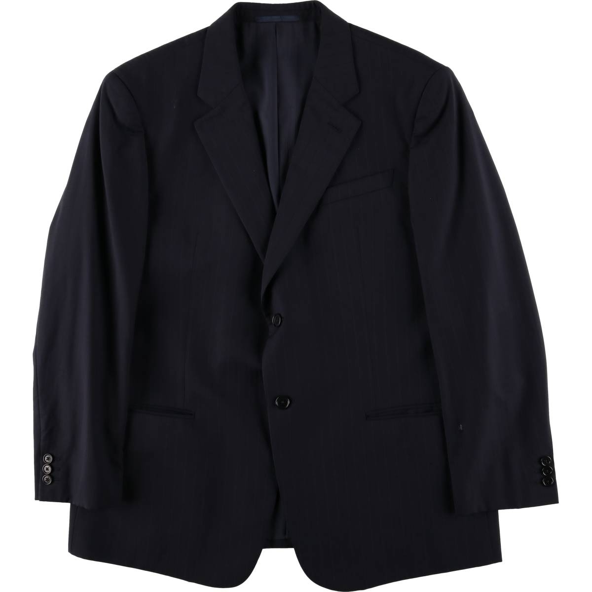 古着 ジョルジオアルマーニ Giorgio Armani ARMANI COLLEZIONI ストライプ柄 テーラードジャケット メンズL相当 /eaa577153拍卖