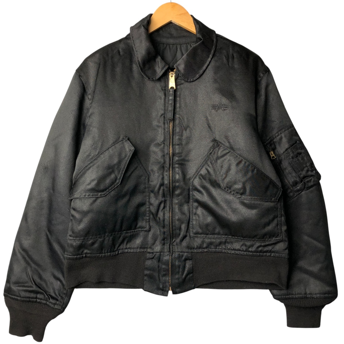 古着 民間品 アルファ ALPHA CWU-45/Pタイプ 中綿入り ミリタリー フライトジャケット メンズL相当 /eaa581919拍卖