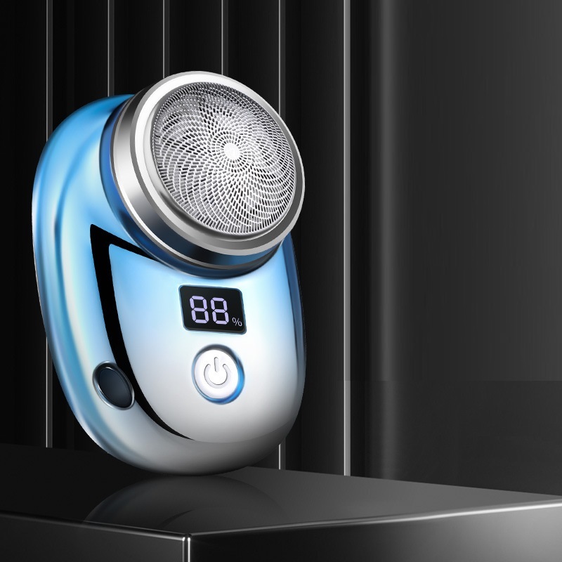 上質新品 残量表示 シェーバー 男性 メンズ 乾湿両用 6枚刃 回転 小型 髭剃り ひげそり 低騒音 深剃り 電気 シェーバー USB 軽量拍卖