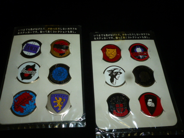 未使用 モーター系 アルミ円形ステッカー 2セット プジョー コブラ等拍卖