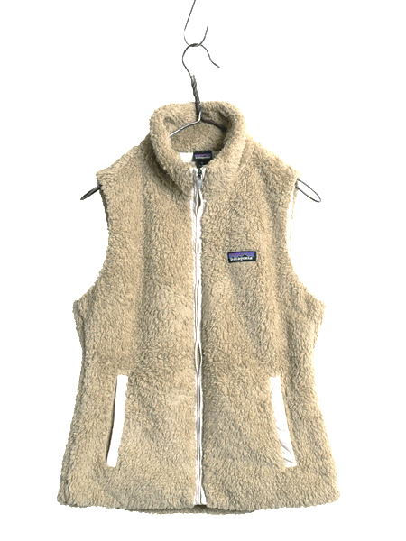パタゴニア ロスガトス フリース ベスト レディース S / 19年製 ハイ パイル ボア 重ね着 フルジップ アウトドア ハイネック ワンポイント拍卖