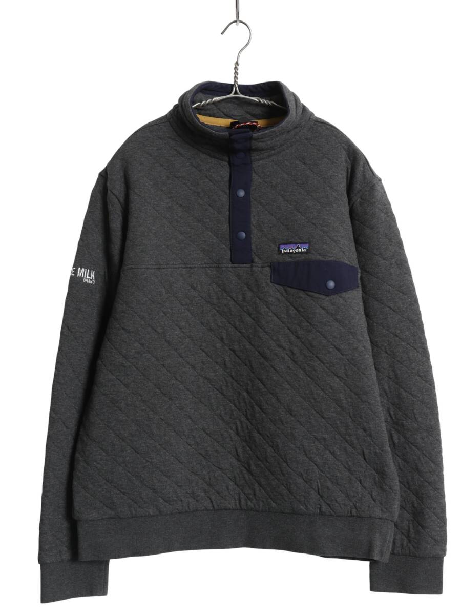 パタゴニア オーガニック コットン キルト スナップT メンズ М / 19年製 プルオーバー キルティング ジャケット ジャンパー ブルゾン 企業拍卖