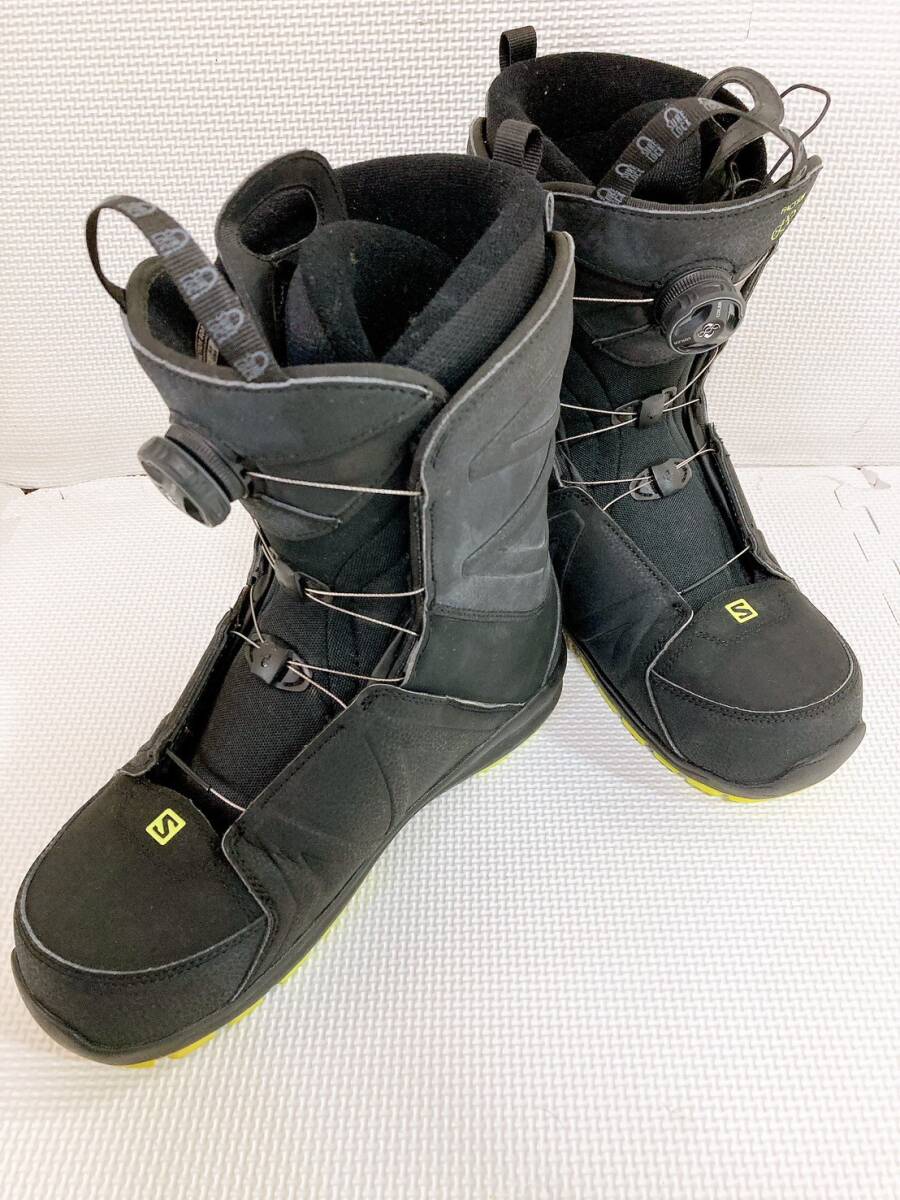 ◆SALOMON サロモン スノーボードブーツ スノボブーツ FACTION BOA 27.5cm 黒拍卖