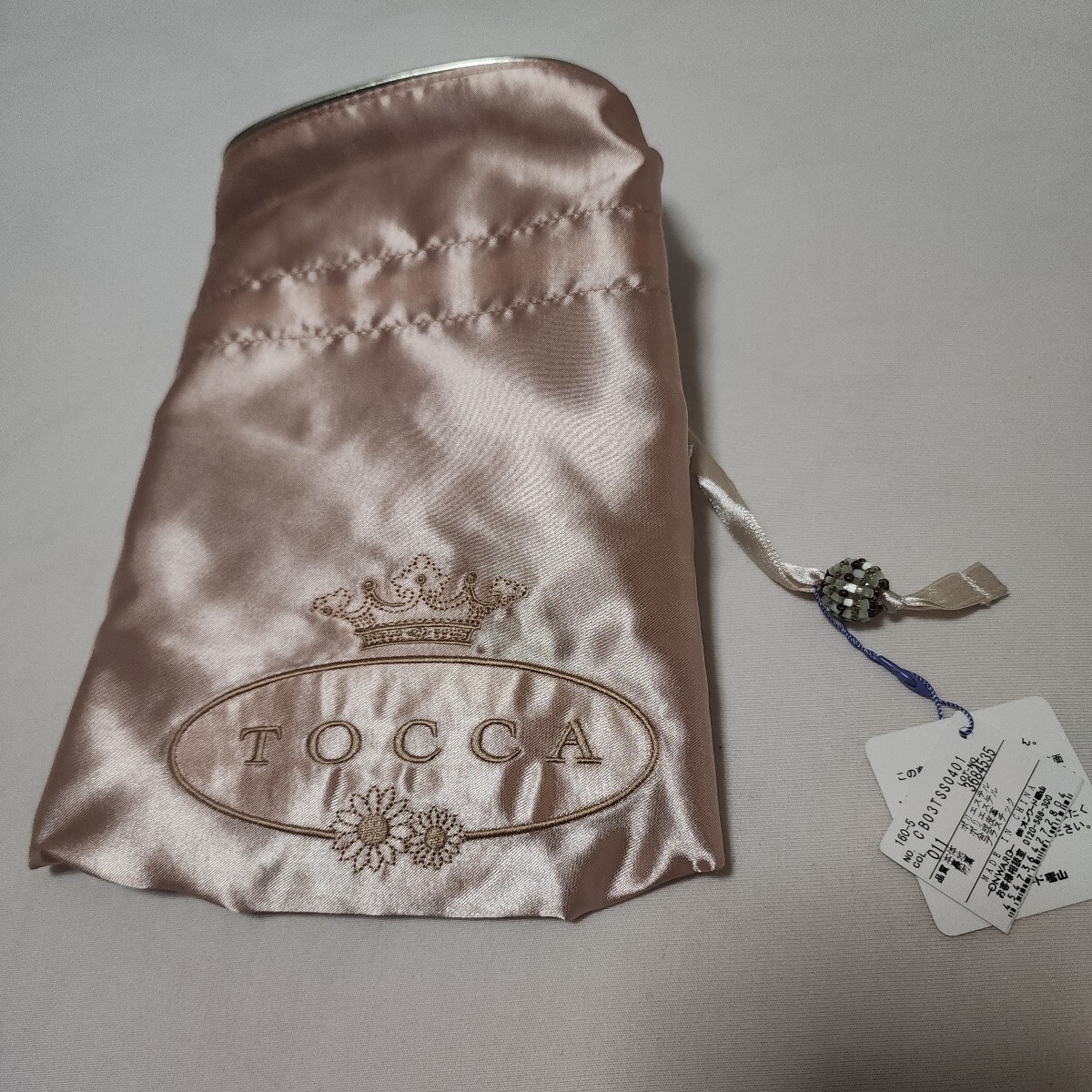トッカ ポーチ 巾着 TOCCA 小物入れ 梨花 お得拍卖