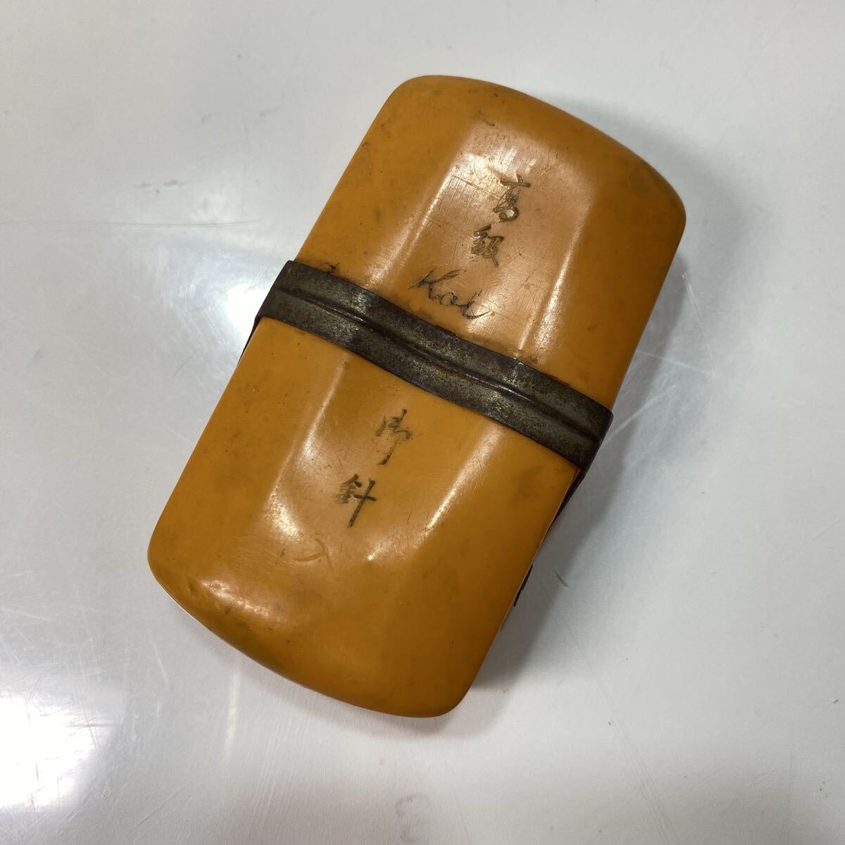 樹脂製 針ケース レトロ 古道具 携帯裁縫箱 古雑貨 コレクション拍卖