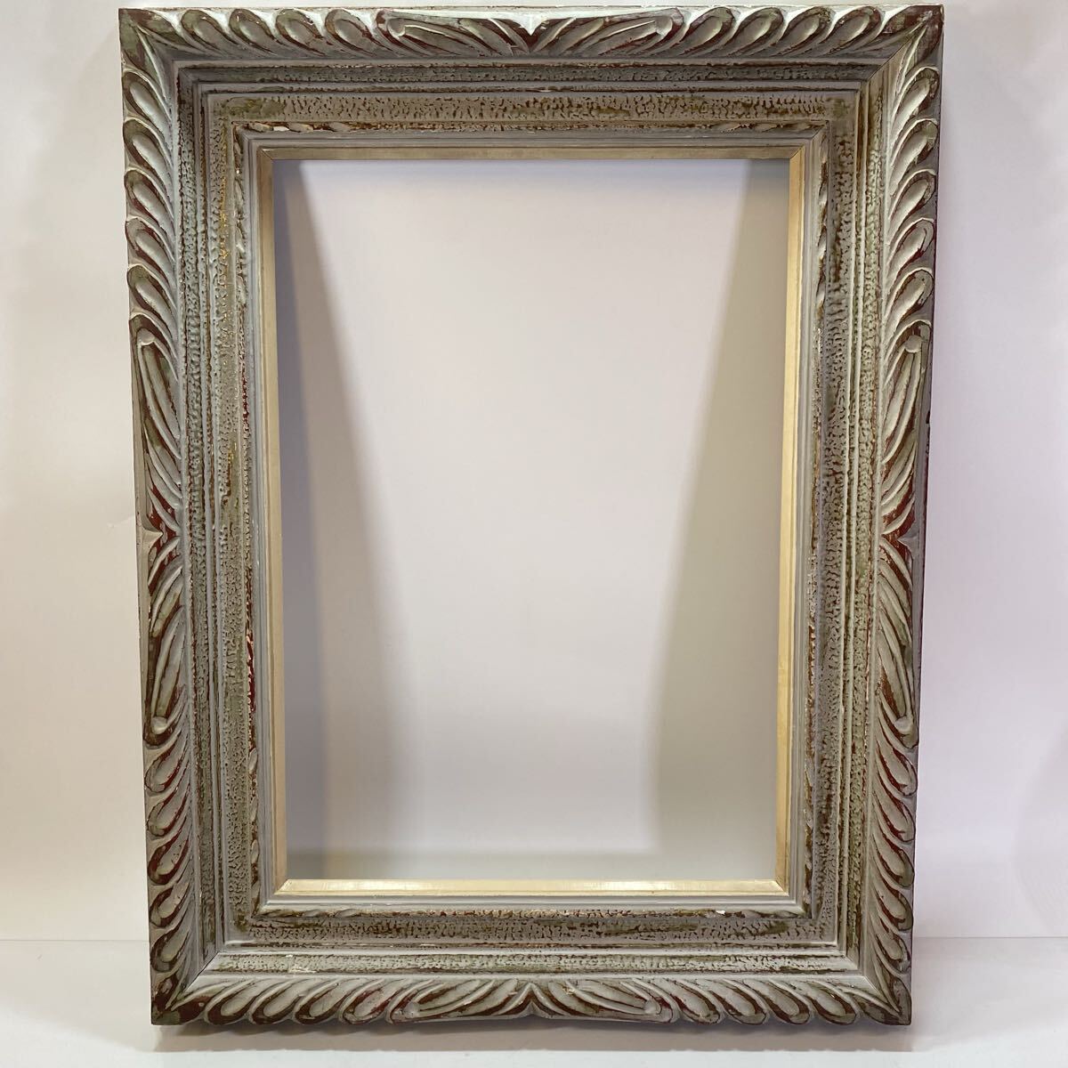 木製 額縁 アートフレーム 木彫 木彫り 空額 壁掛け インテリア 飾り 置物拍卖