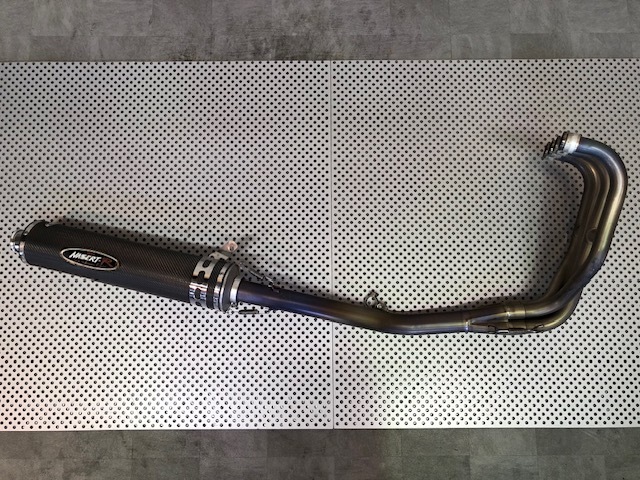 カワサキ ゼファーX用 BEETナサート チタン・カーボン フルエキゾーストマフラー拍卖