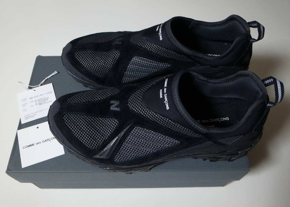 コムデギャルソン new balance ML610S 27cm black スリッポン Comme des Garcons 拍卖