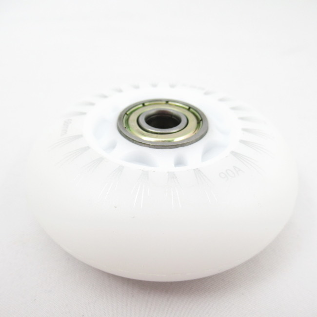 リップスティックデラックスミニ 互換 ウィール 68㎜ ホワイト 交換用 スケボー 光る タイヤ ローラーブレード リップスター拍卖