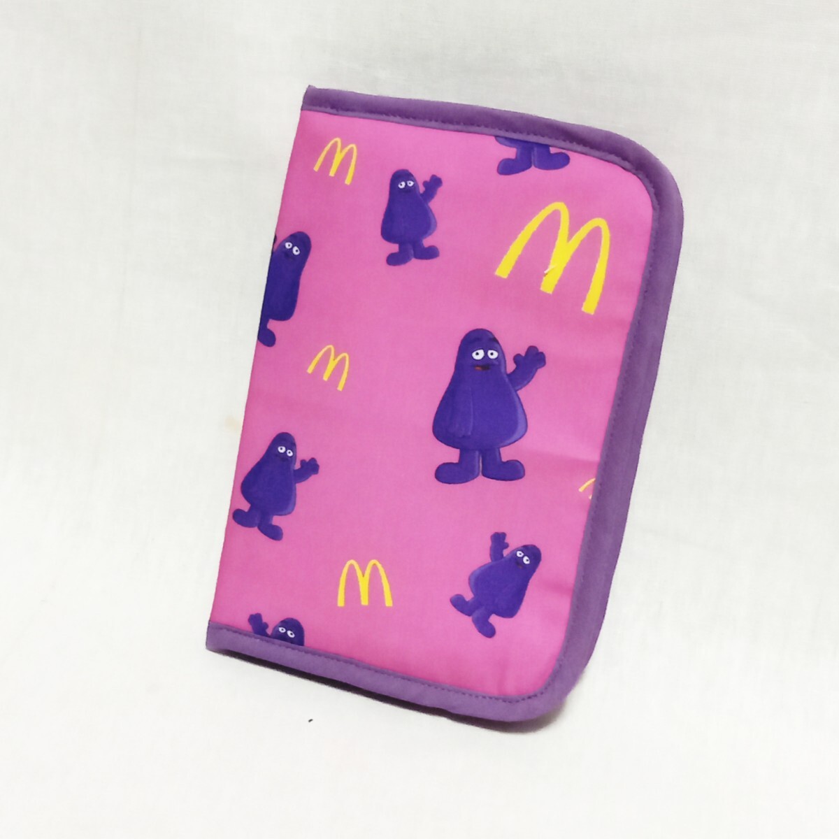 手作りリメイク☆お薬手帳ケース☆マクドナルド☆グリマス&ロゴ拍卖