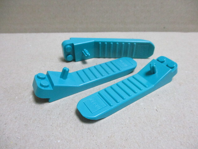 レゴ パーツ ブロック外し ダークターコイズ3個 新品拍卖