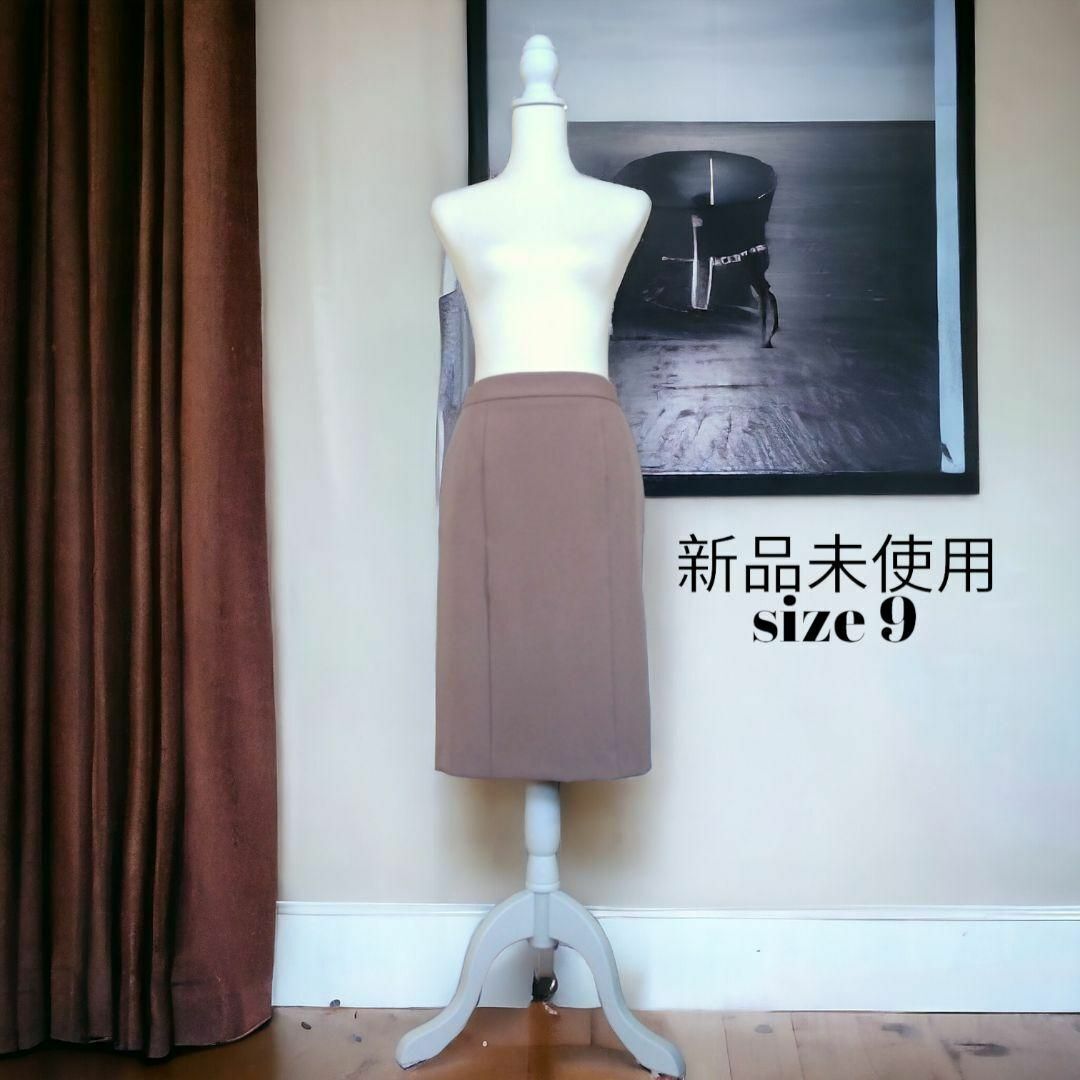 定価5478円 新品/9号/レディース スカート エスプリミュール タグ付き タイトスカート ひざ下丈拍卖