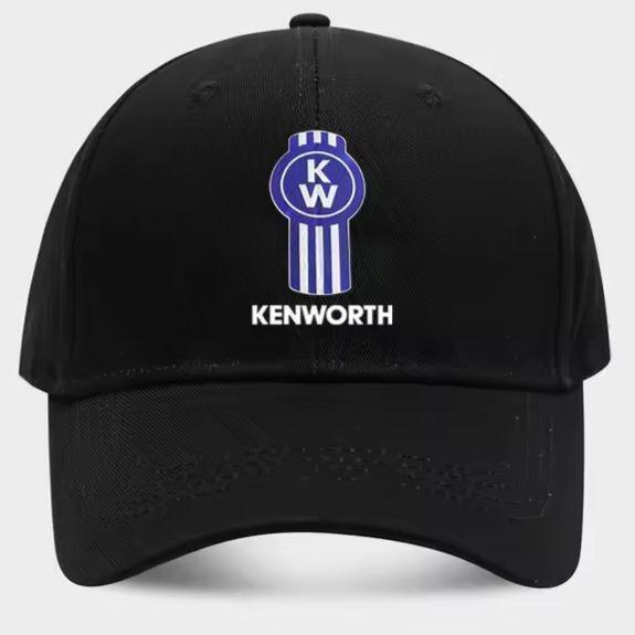 新品 KENWORTH KW プリント キャップ 野球帽 帽子 ブラック ブルー メンズ レディース ユニセックス アメカジ ストリート拍卖