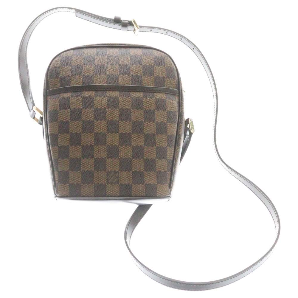 LOUIS VUITTON (ルイヴィトン) ダミエ イパネマPM コーティングキャンバス ショルダーバッグ ブラウン N51294拍卖