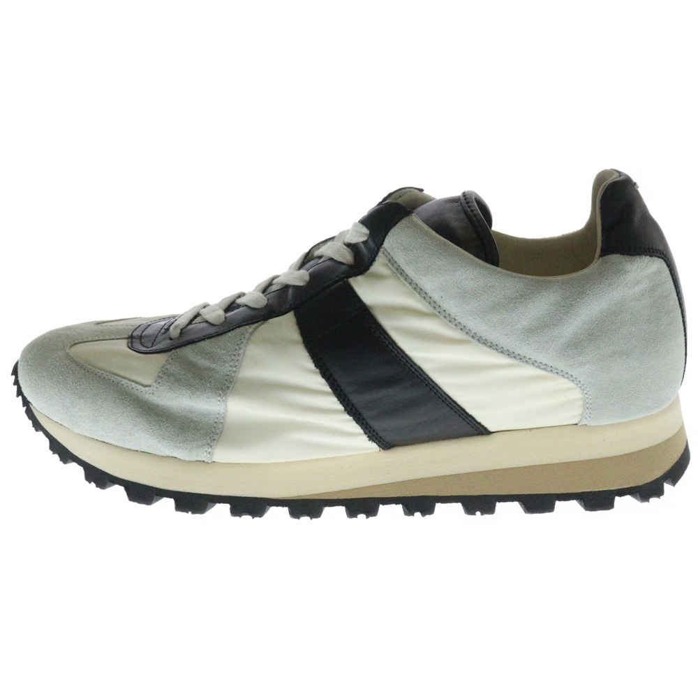 メゾンマルジェラ 17SS Retro Runner レトロ ランナー スウェード コンビレザー ナイロン レースアップ ローカットスニーカー S57WS0126拍卖