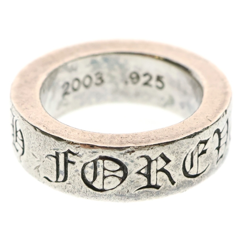 CHROME HEARTS クロムハーツ 6mm SPACER FOREVER 6mmスペーサーリング フォーエバーシルバー BCA337拍卖