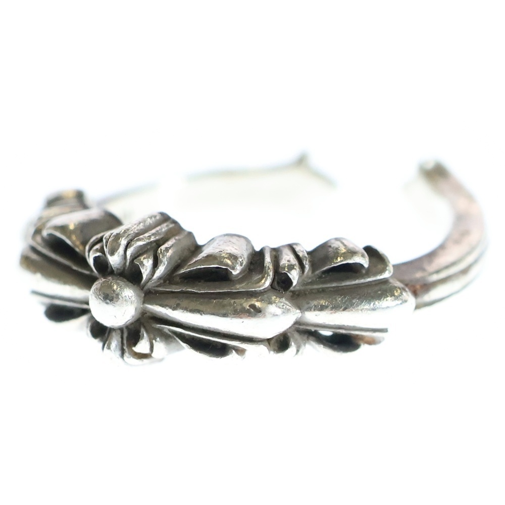 CHROME HEARTS クロムハーツ BABY CLSC ベイビークラシックダブルフローラル シルバーリング拍卖
