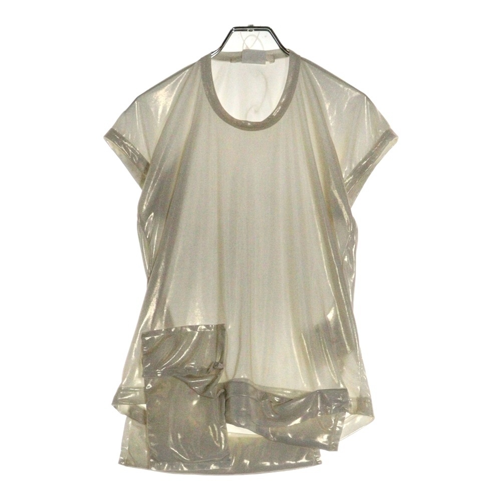 COMME des GARCONS コムデギャルソン 13SS クッション付き シェル クルーネック 半袖Tシャツ ホワイト レディース GK-T037 AD2012拍卖