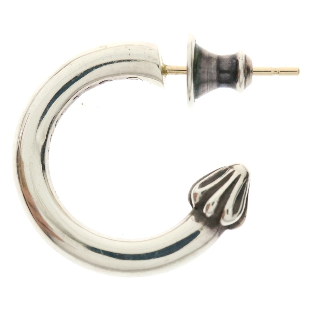 CHROME HEARTS クロムハーツ HOOP PLAIN プレーン フープピアス シルバー BCA101拍卖