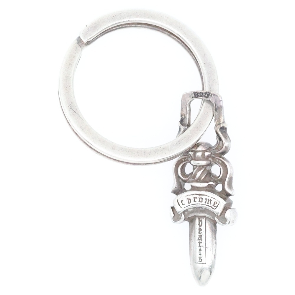 CHROME HEARTS クロムハーツ RNG&No5 DGGR キーリング#5ダガー シルバーキーリング拍卖