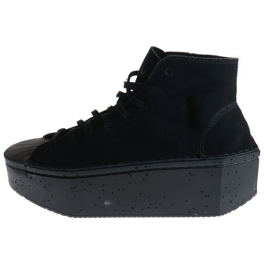 Y-3 ワイスリー KYASU HI 厚底ハイカットスニーカー キャンバスシューズ ブラック IG4095拍卖