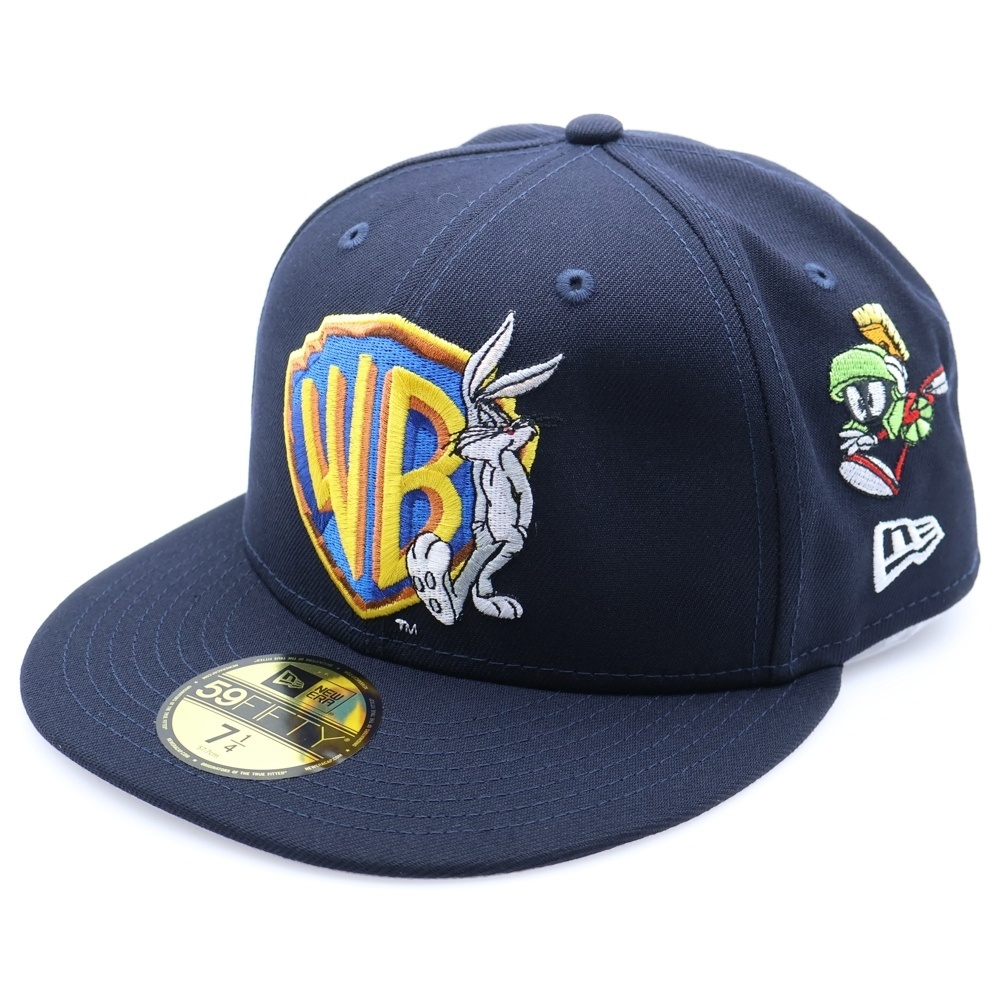 NEW ERA ニューエラ 59FIFTY Warner Brothers ワーナーブラザーズ 6パネル ベースボールキャップ ブラック拍卖