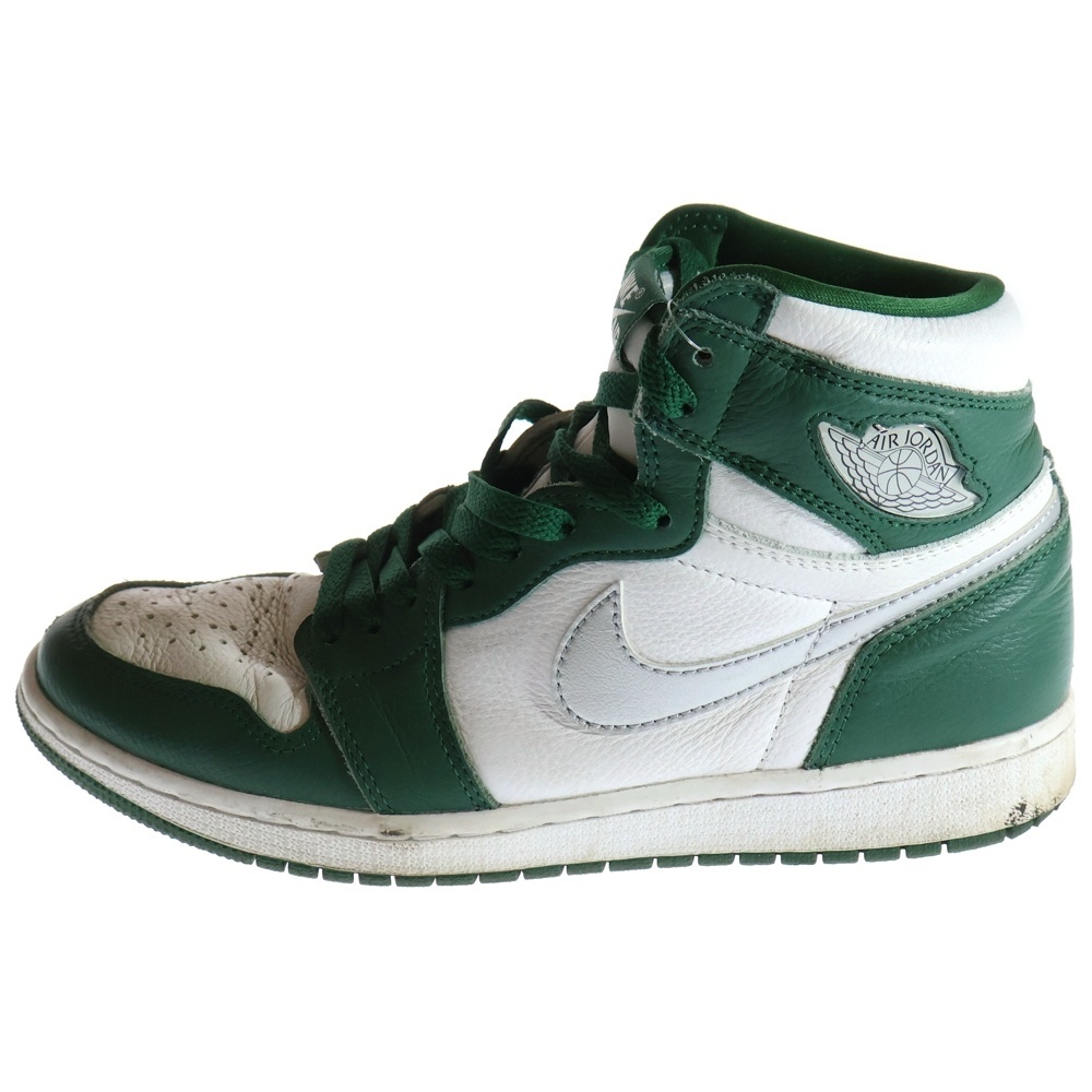 NIKE ナイキ AIR JORDAN 1 RETRO HIGH OG DZ5485-303 エアジョーダン1 ハイカットスニーカー US9/27cm ホワイト/グリーン拍卖