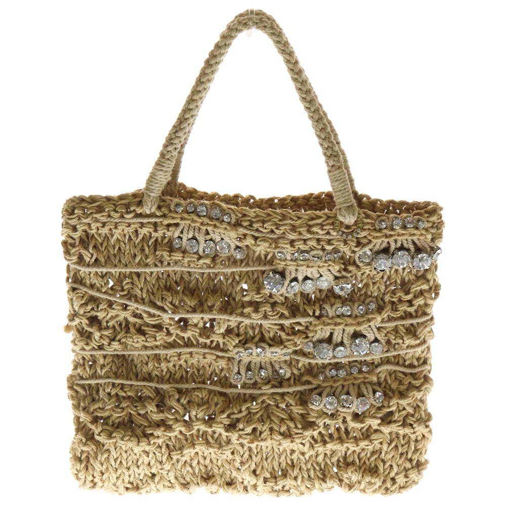 ANTEPRIMA アンテプリマ ラフィアハンドバッグ ベージュ拍卖