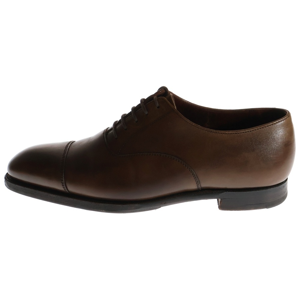 Crockett&Jones クロケットアンドジョーンズ AUDLEY オードリー ストレートチップ カーフレザー ビジネスシューズ ブラウン 9447-19B拍卖