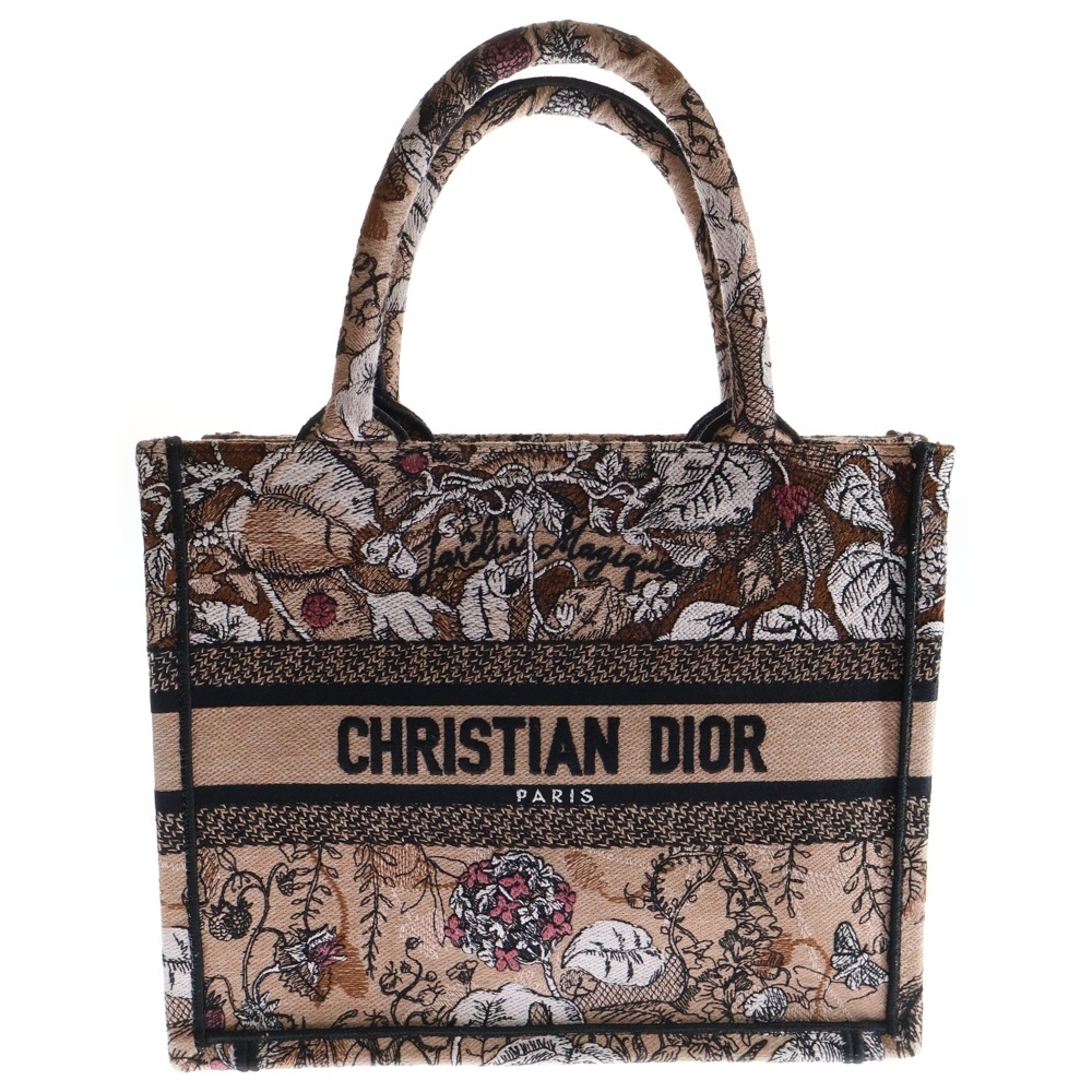 Christian Dior クリスチャンディオール ブックトート スモール ピンク キャンバス ハンドバッグ拍卖
