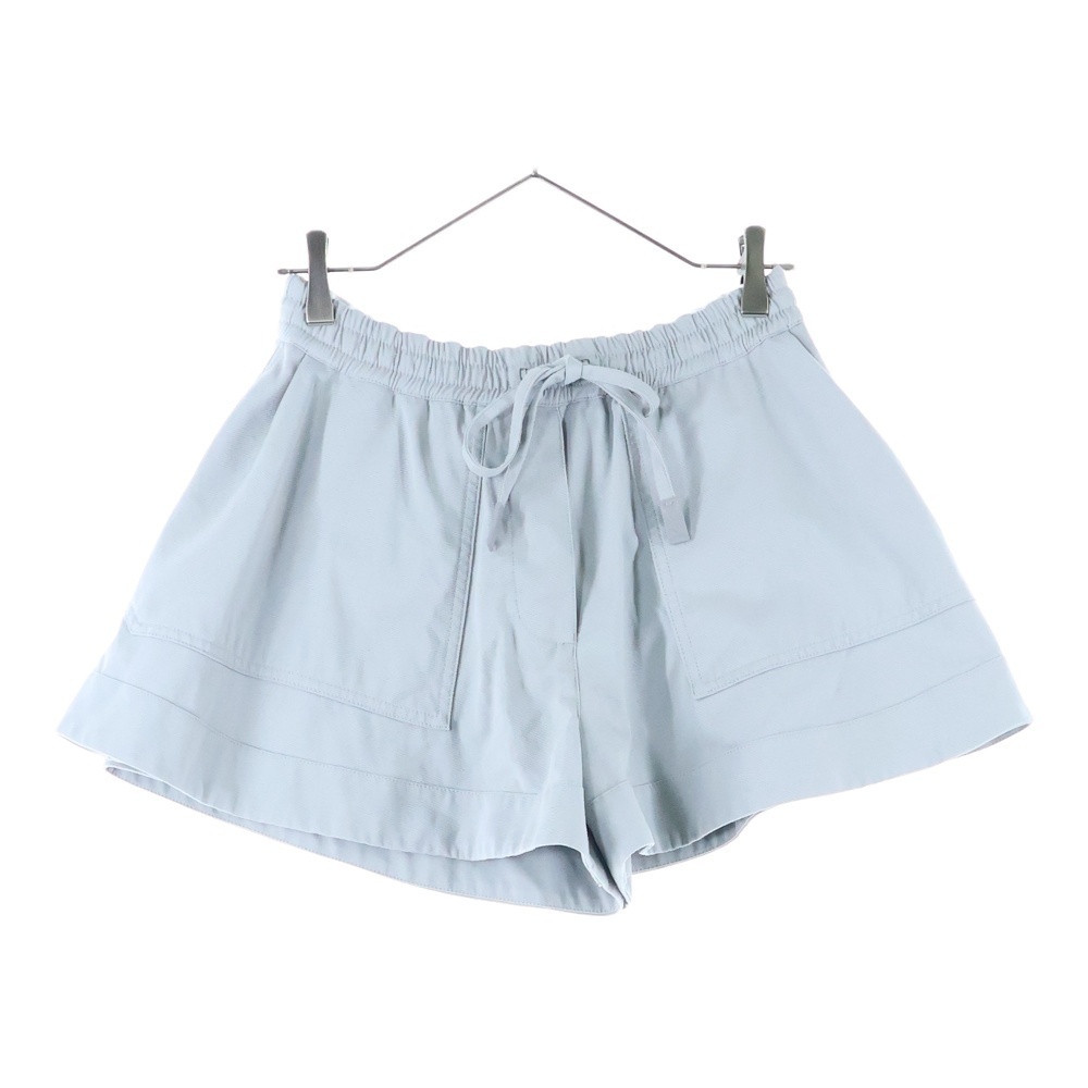 LOEWE ロエベ アナグラムロゴ刺繍 コットンハーフパンツ ショーツ レディース グレー S359Y1AX25拍卖