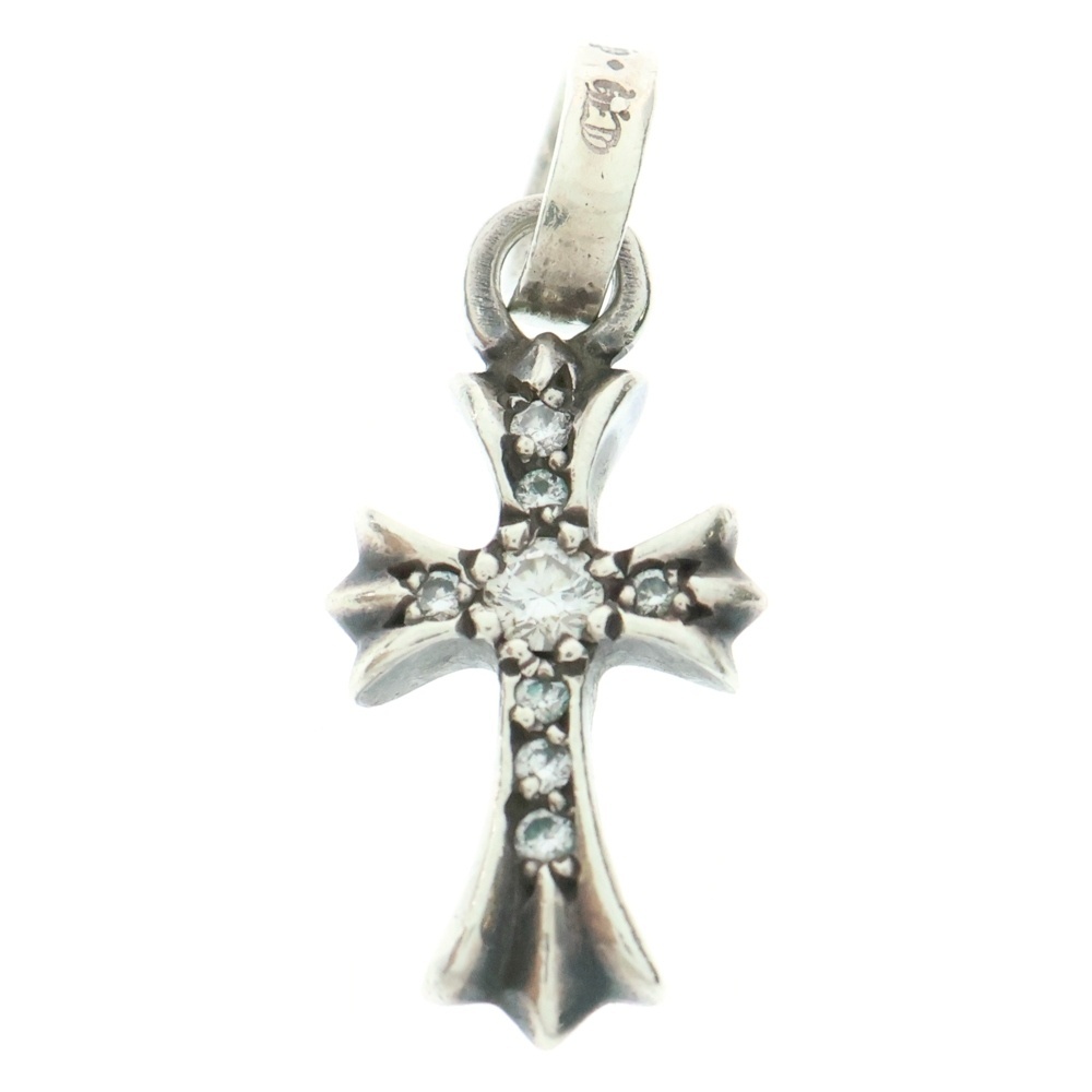 CHROME HEARTS クロムハーツ CRS BBYFAT P DMND ベイビーファット PAVEダイヤ ペンダントトップ シルバー BCA234拍卖