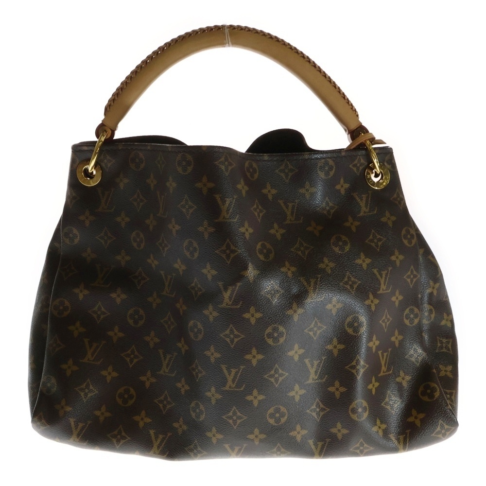 LOUIS VUITTON ルイヴィトン アーツィーMM モノグラム PVC レザー ハンド トートバッグ ゴールド金具 ブラウン M40249拍卖